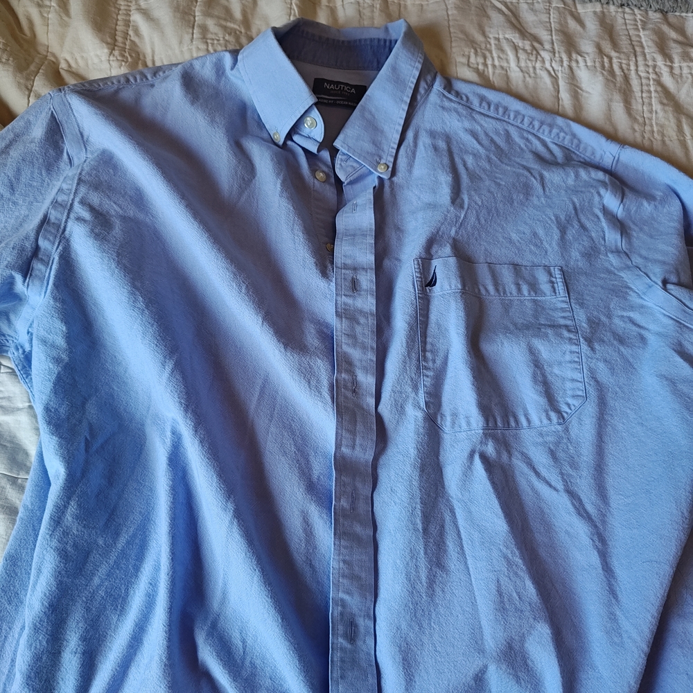 Nautica Men's Blue Shirt